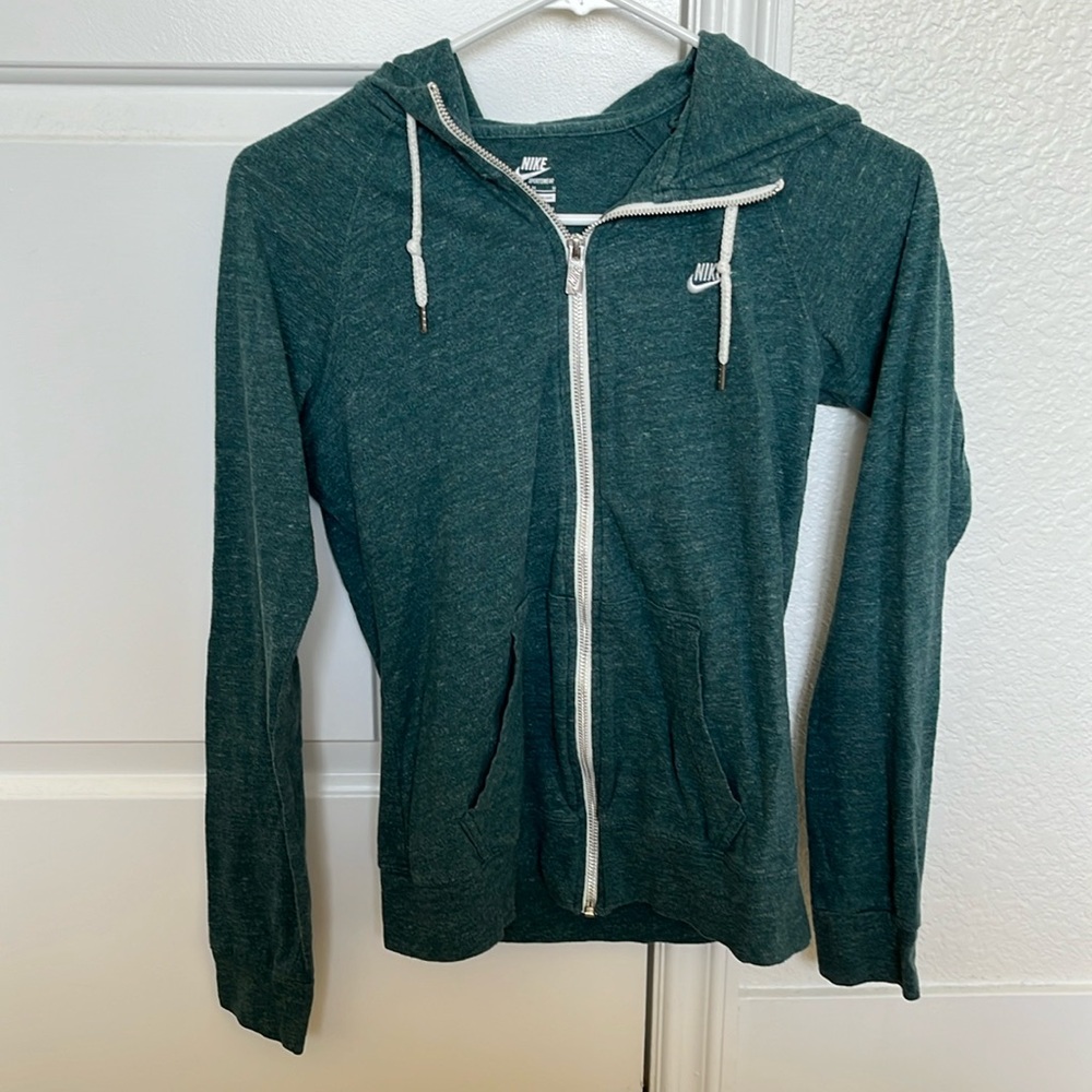 Nike Forest Green Zip-Up Jacket